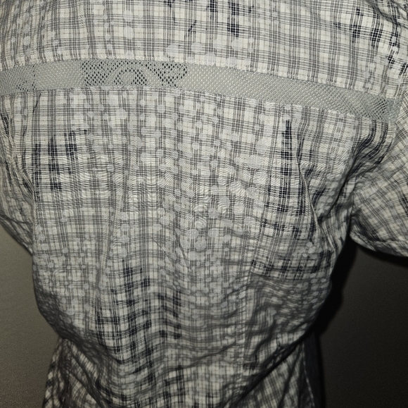 Exofficio Womans Short Sleeve Plaid Button Up Shirt Size M - Picture 9 of 11